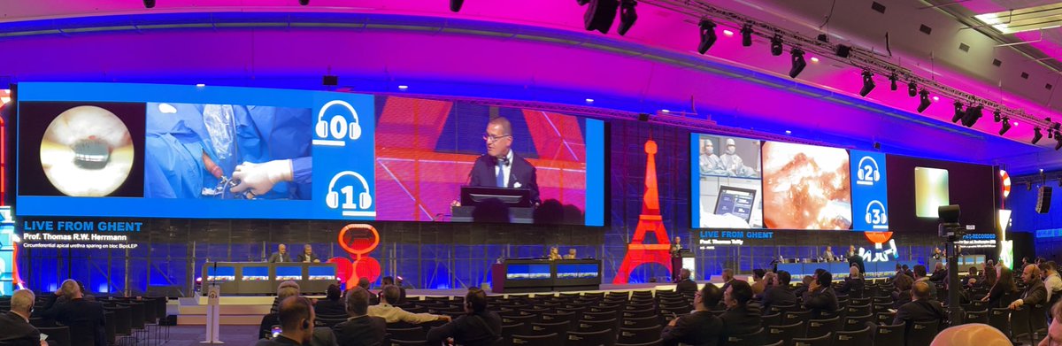 A festive of endourological procedures today! Game changer concepts demonstrated which we will see in real practice. ✔️Suction+ irrigation UASs (optimization of flow, P) ✔️ Thinner scopes ✔️ Better quality of vision ✔️Adaptable lasers both for stones and prostate #EAU24