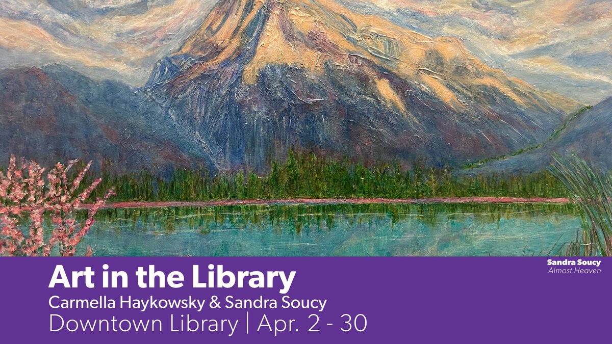 Step into spring through the vibrant hues and delightful scenes of Carmella Haykowsky & Sandra Soucy! Their refreshing paintings are on sale at the Downtown Library this April. 
#stalbert #stalbertarts #yeg #edmontonarts #yegarts #albertaart #stalbertlife