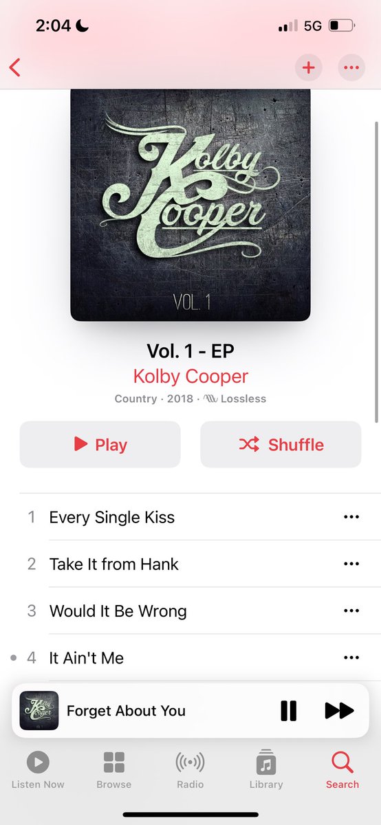 The most underrated EP in country music. 5/5 @KolbyCooper_