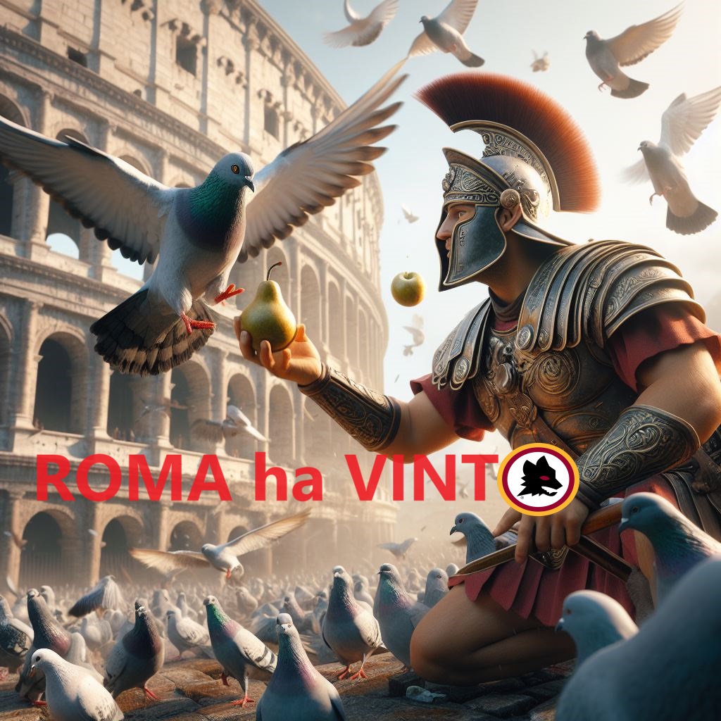 <a href="/OfficialASRoma/">AS Roma</a> Piccioni domati, daje ROMA daje 🟨💪🟥