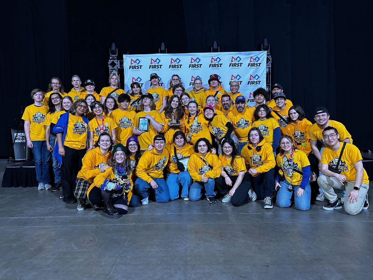Engineered for success! 🏆 5024 is grateful to win excellence in engineering at FIRST Provincials. Let’s keep innovating and pushing boundaries! 

#omgrobots #frc #firstroboticscanada #crescendo #engineeringexcellence #firstprovincials