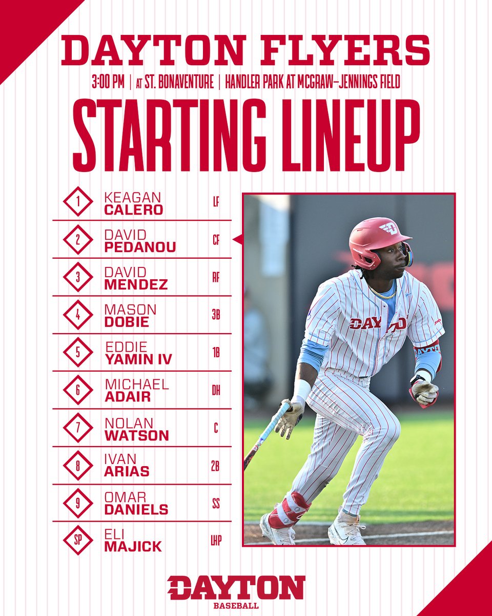 Here's today's #FlyBoys #StartingLineup!

#GoFlyers