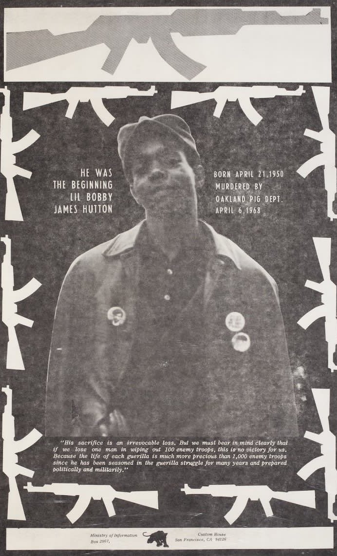 56 years ago, April 6 1968, Oakland police murdered 17-year-old Black Panther Party member Lil’ Bobby Hutton, the party’s first recruit and treasurer, just weeks before his 18th birthday