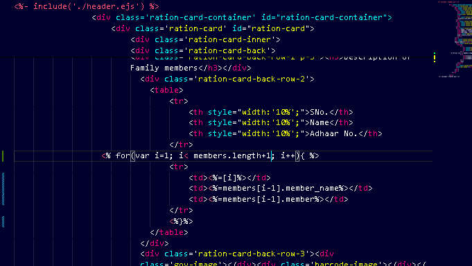 PrasherCodes's tweet photo. Day 85 #100daysofcodechallenge : Making strides on EasyRation project! Implemented functionality to display member information on the Ration Card, pulling data dynamically from the database. Onward and upward! 💻🛒 #webdevelopment  #DatabaseIntegration https://t.co/R17JsMGZhL