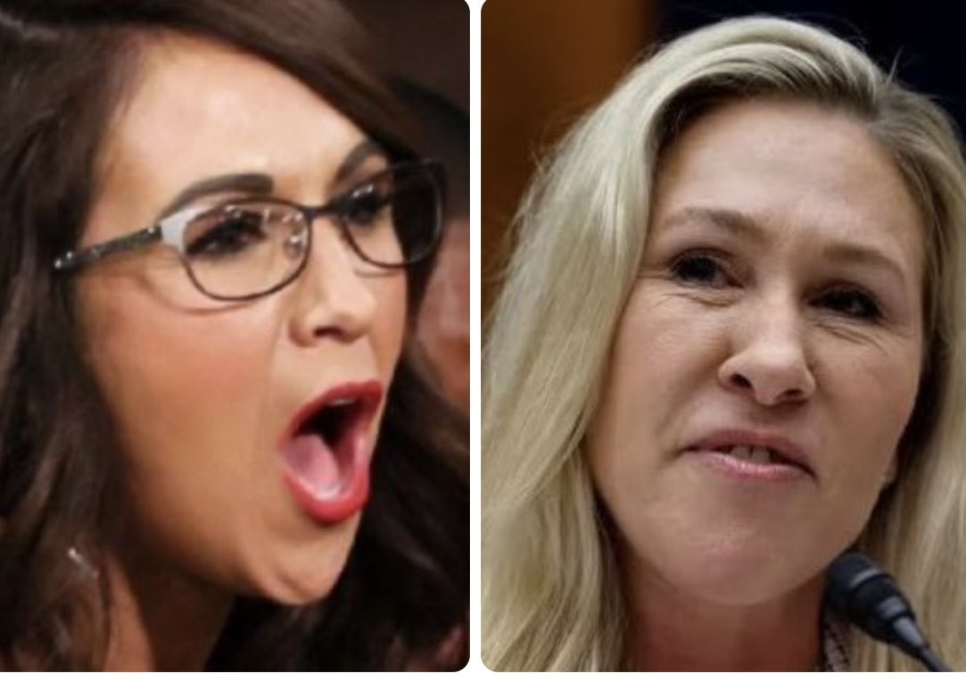 Enough is enough! Lauren Boebert and Marjorie Taylor Greene are national embarrASSments and should be removed from Congress immediately! Drop a 💙 and Repost if you agree!