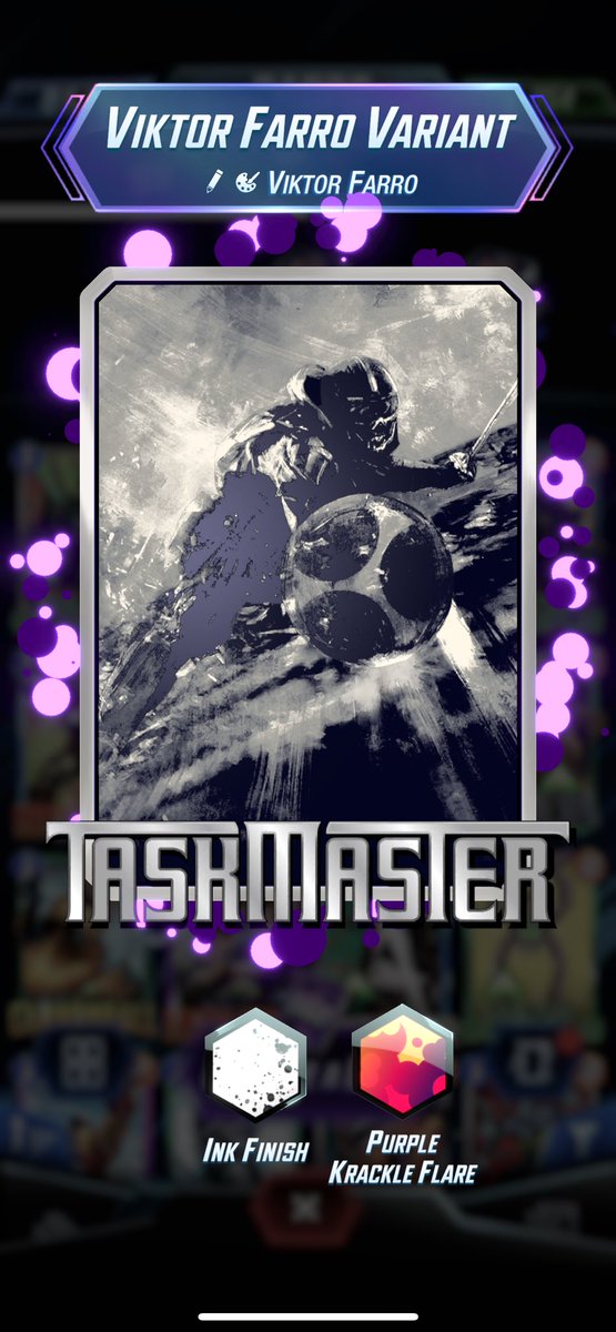 muela131's tweet photo. This Viktor Farro variant is fire. 1st split of it and it’s inked Crackle. 

7 total taskmaster splits, 4 diff inks…. Basically gotten an inked on each split after 3. Might have to keep going for he gold??
@SuperTechGod @SnapVariants 
#inkedsplits https://t.co/Ld9cYJmknd