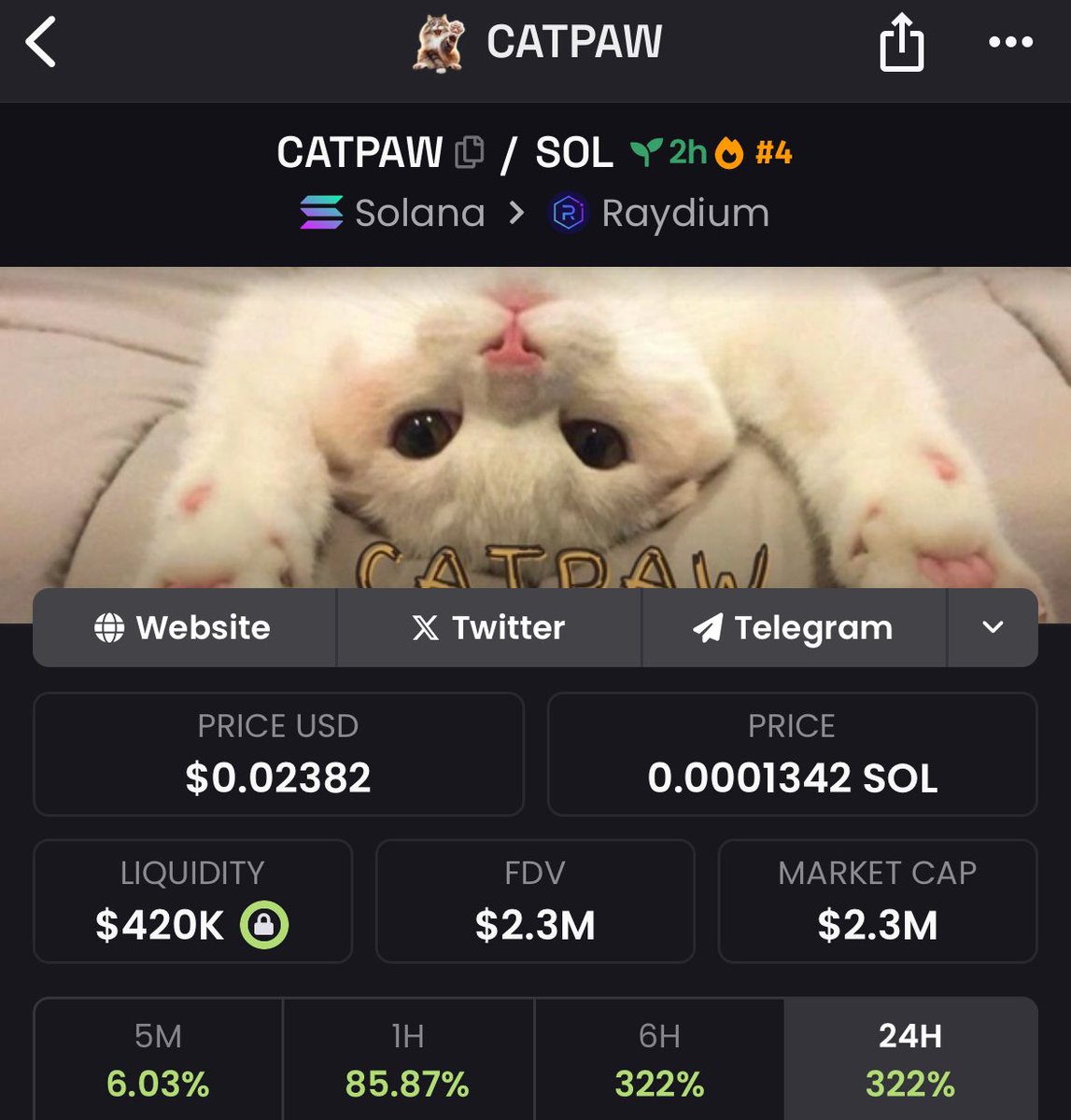 $CATPAW 📈