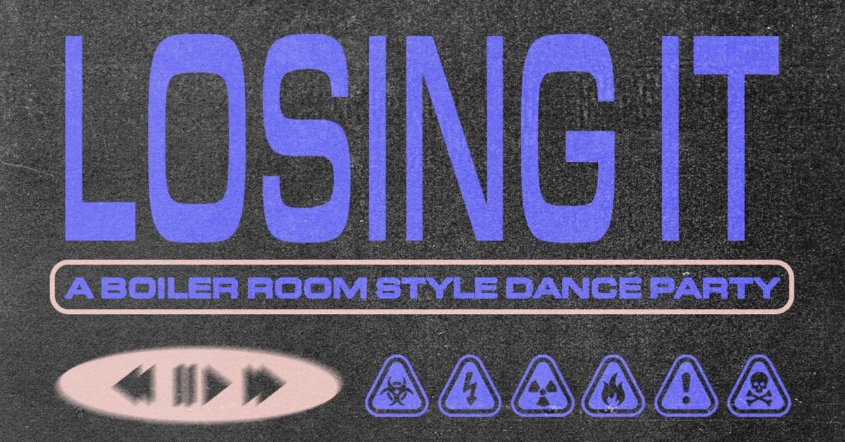 Get ready to dance!🕺 LOSING IT - A boiler room style party, April 13th. Grab your tickets here: bit.ly/4cB003d