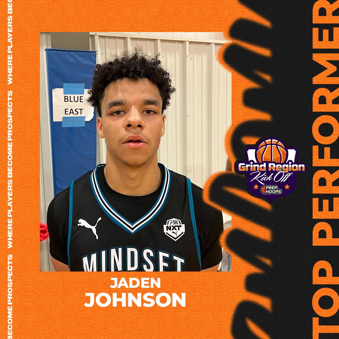 2025 Jaden Johnson changed the game in the second half of a win for Oklahoma Mindset earlier today. He hit three straight three pointers #PHGrindRegionKickoff