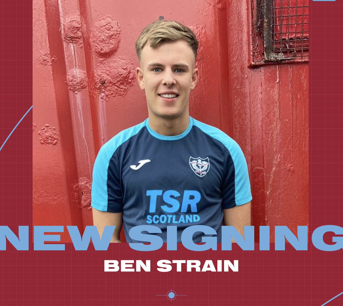✍🏼| 𝑵𝑬𝑾 𝑺𝑰𝑮𝑵𝑰𝑵𝑮
We are delighted to announce the signing of Ben Strain.  Ben joins the Jaggy Bunnetts from Troon Juniors and featured in today’s match. 

Welcome to Lugar Ben!
