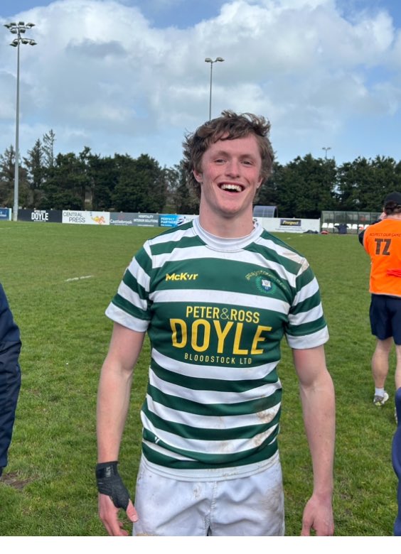 Man of the match from this afternoon’s super win over Malone securing our position in the Energia AIL Div 2A for another season is a very happy Stephen Corry