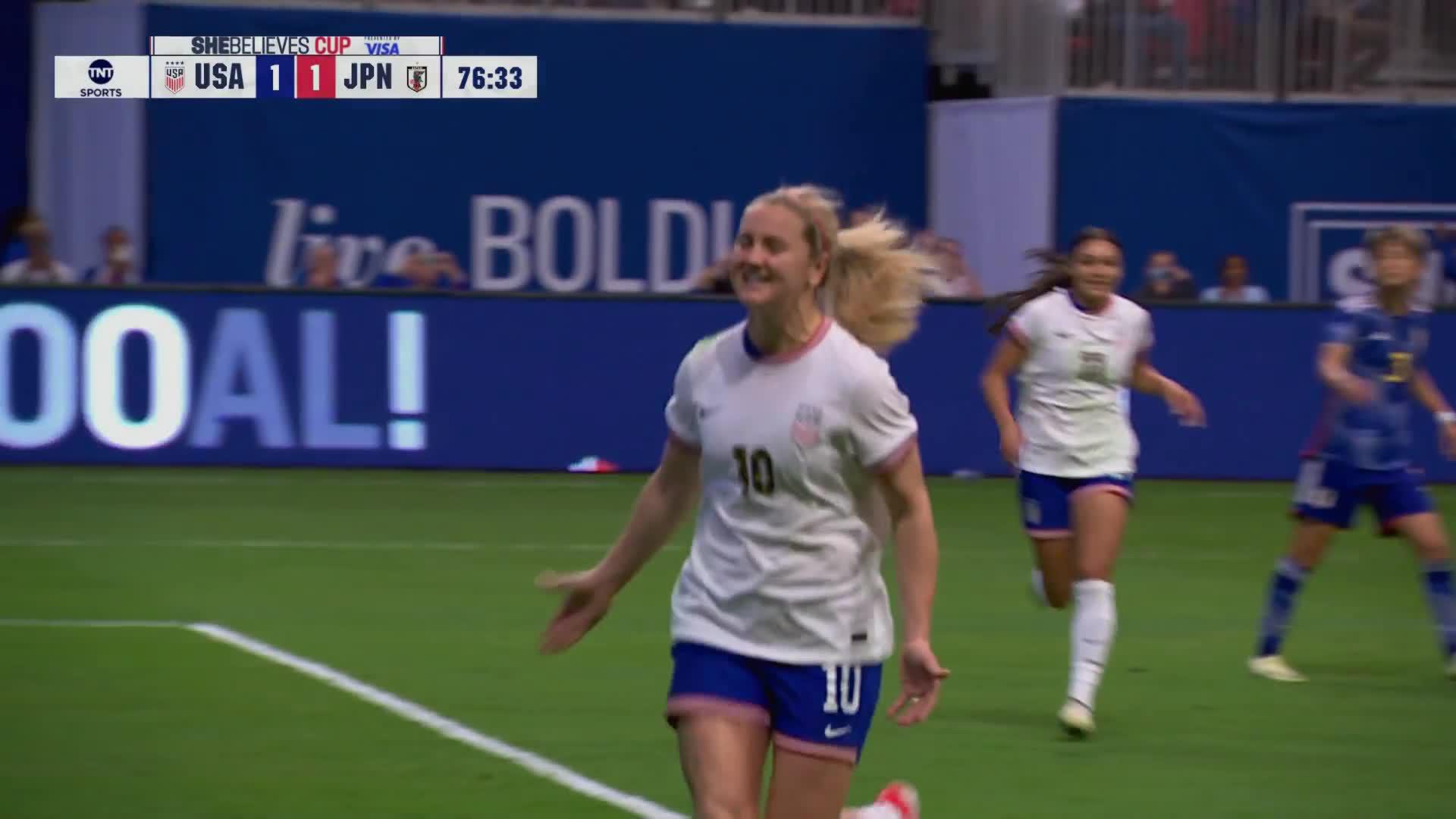 Precision from The Captain 🫡#USWNT x @VW