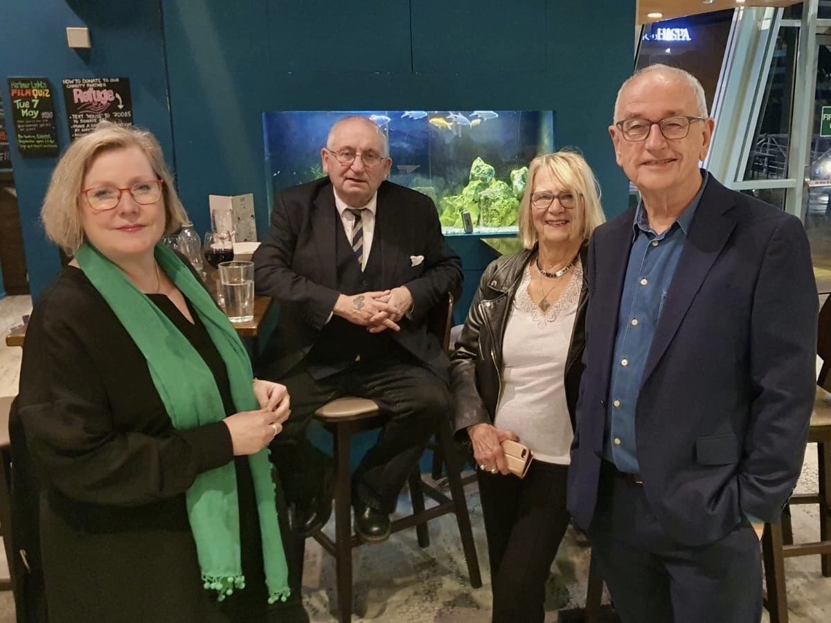 📽️ Scenes from the Q&A with @BigIssue co-founder @johnbirdswords, Leader of @SouthamptonCC Councillor Lorna Fielker, and Someone’s Daughter, Someone’s Son Producer Claire Lewis, hosted by former councillor and current Labour candidate Gordon Cooper.