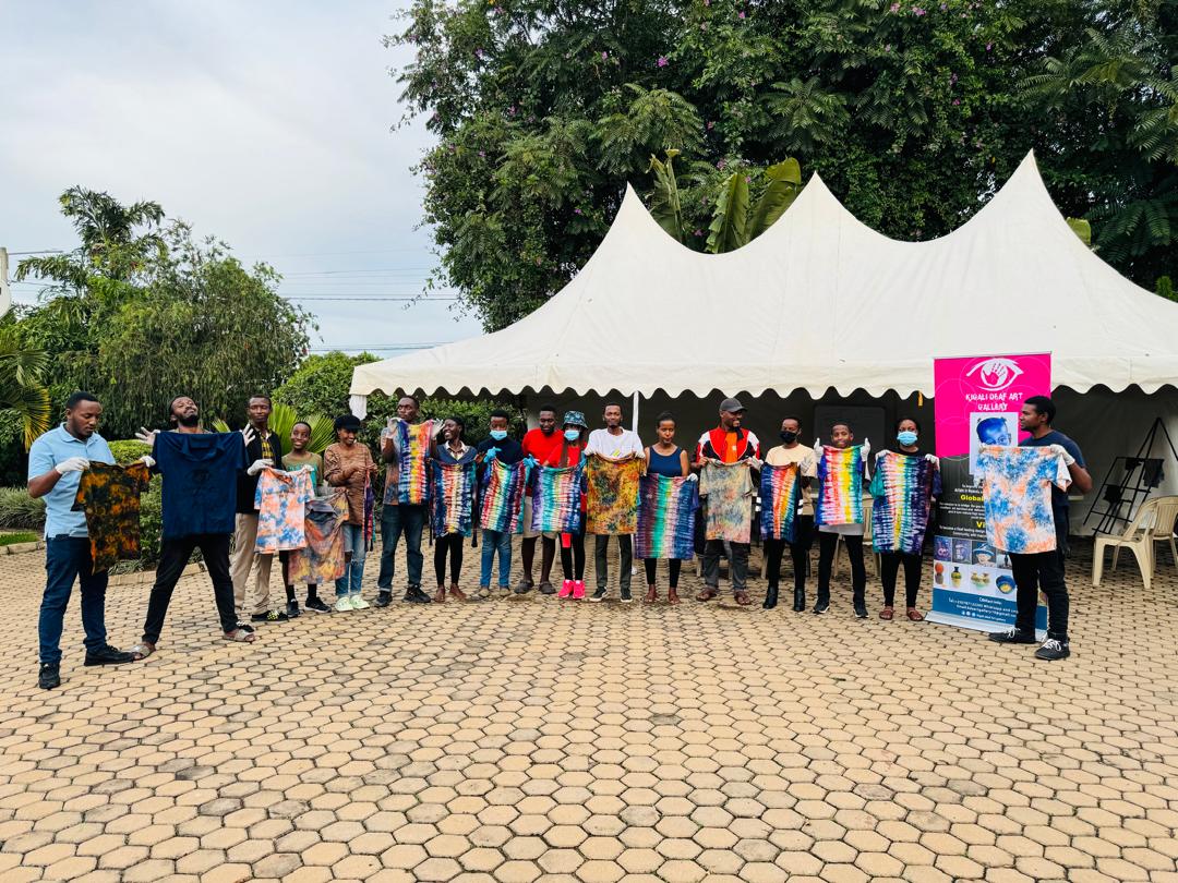 Dear Parents/Guardians of Deaf, We celebrated the talent of Deaf youth at the closing ceremony of the Tie Dye Workshop. The 5day workshop was successful & inspiring for them, providing new experiences. Thx to the Parents for support'g ur children's participation in the workshop.