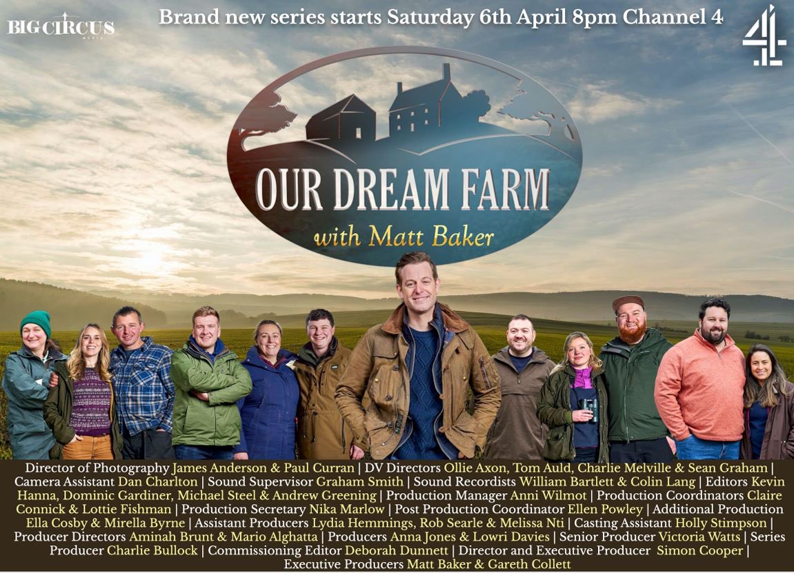 Don’t forget to tune into #OurDreamFarm on @Channel4 tonight at 8pm.This farm at @WallingtonNt in Northumberland needs a new tenant... and the search begins,and you never know,you may see a few of our great staff in the weeks to come @mattbakerfans #WeAreAlwaysHereToHelp