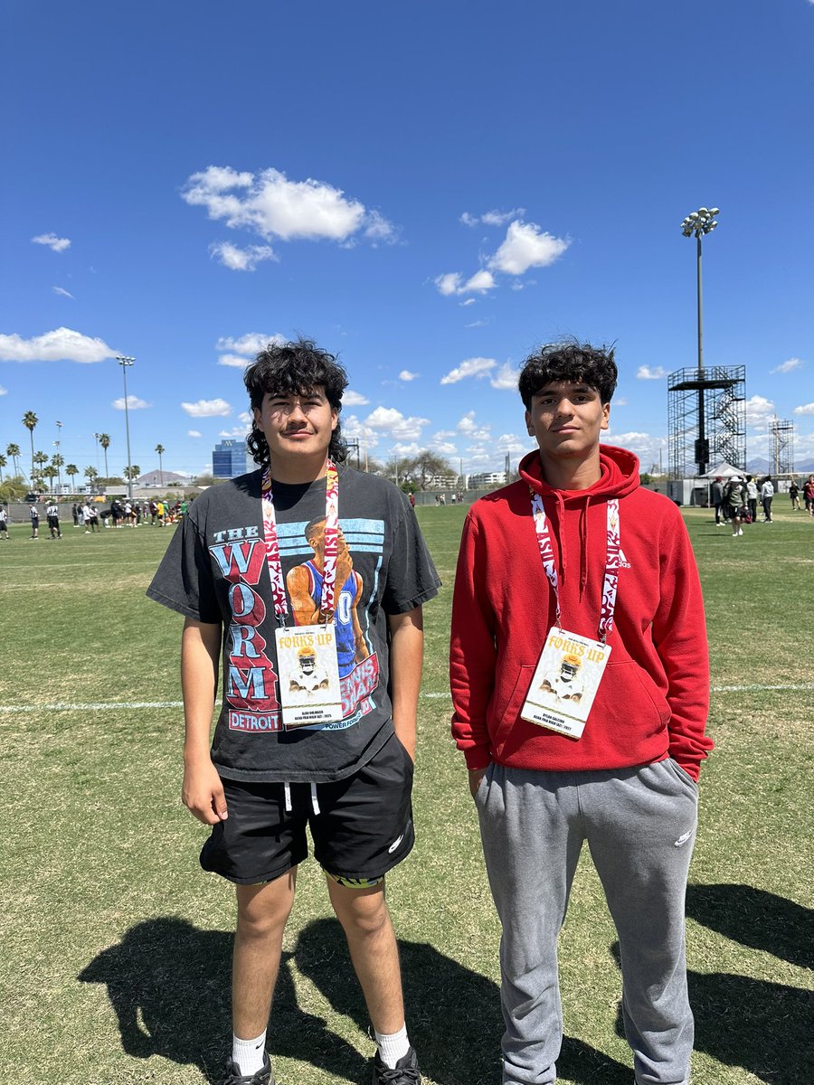 Beautiful morning out at ASU! They got something special brewing in the valley! #ForksUp