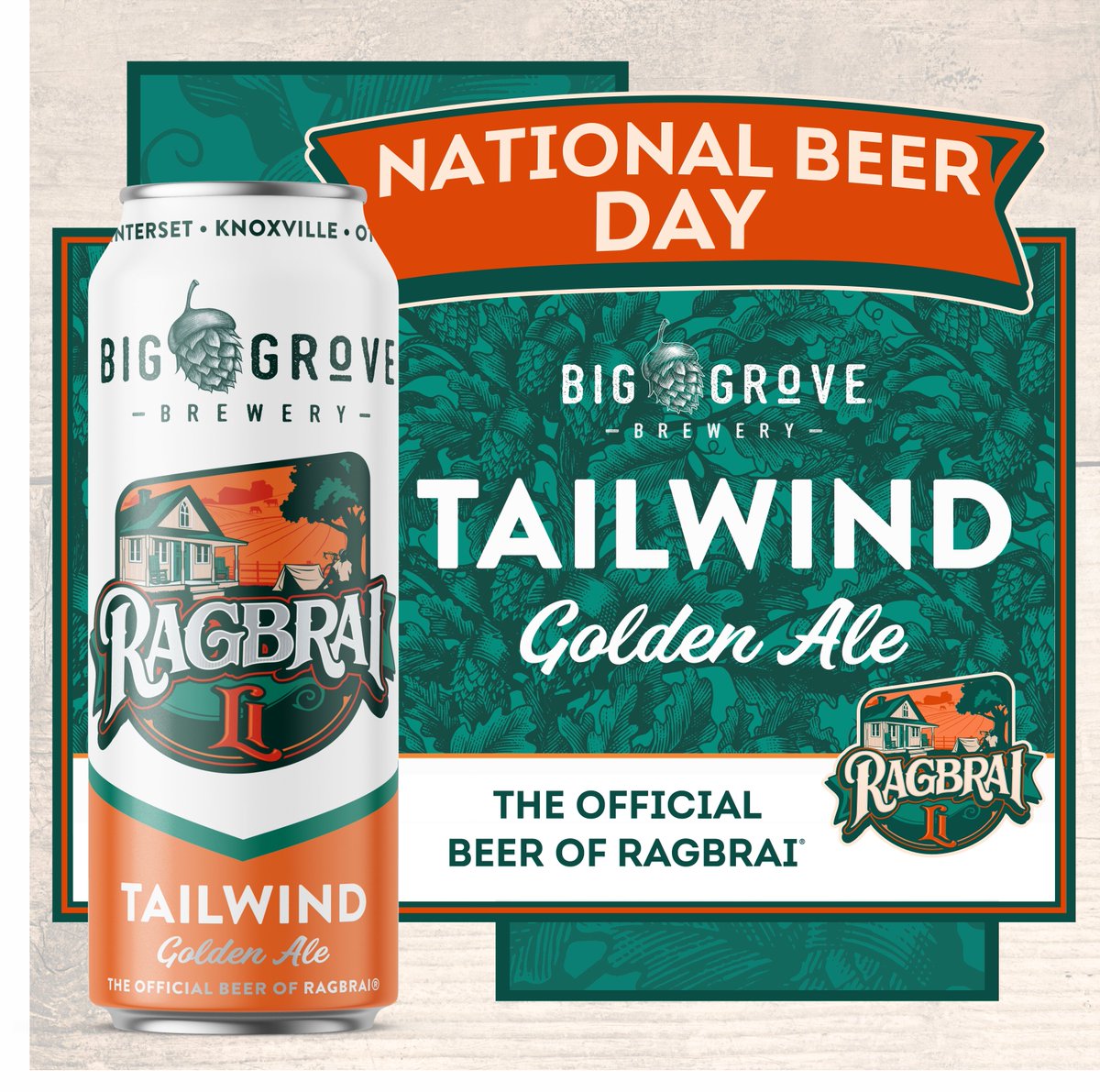 RAGBRAI (@ragbrai_iowa) on Twitter photo Happy National Beer Day! What better day to introduce you to the 2024 Tailwind can - the Official Beer of RAGBRAI by <a href="/BigGroveBrewery/">Big Grove Brewery</a>! Cheers to that!
🍻 ragbrai.com/ragbrai-li-reg… Happy National Beer Day! What better day to introduce you to the 2024 Tailwind can - the Official Beer of RAGBRAI by <a href="/BigGroveBrewery/">Big Grove Brewery</a>! Cheers to that!
🍻 ragbrai.com/ragbrai-li-reg…