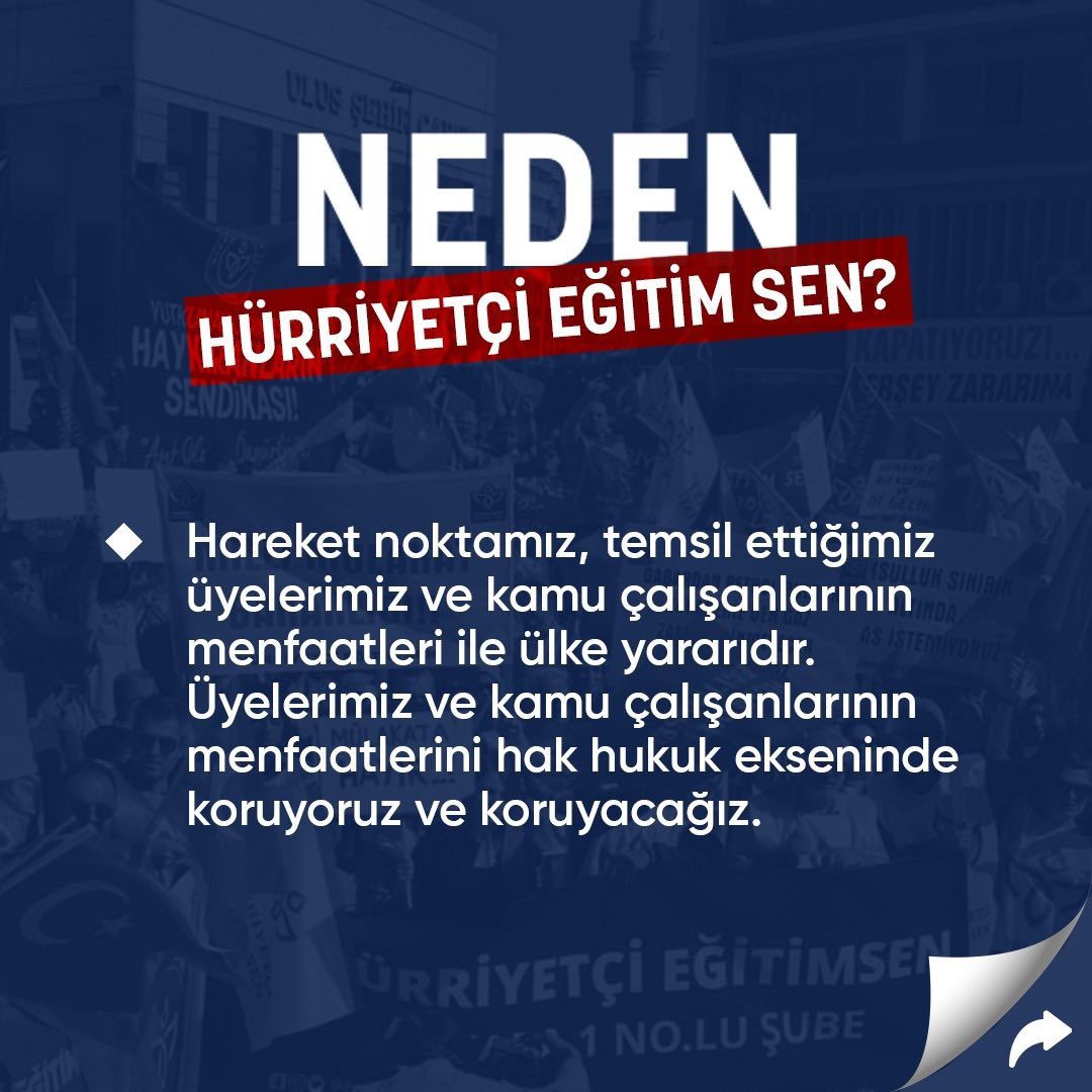 #BirdeğerdeSenKat #Hürriyetçieğitimsen Online üyelik için👇 hursen.org/epanel/onlineu…