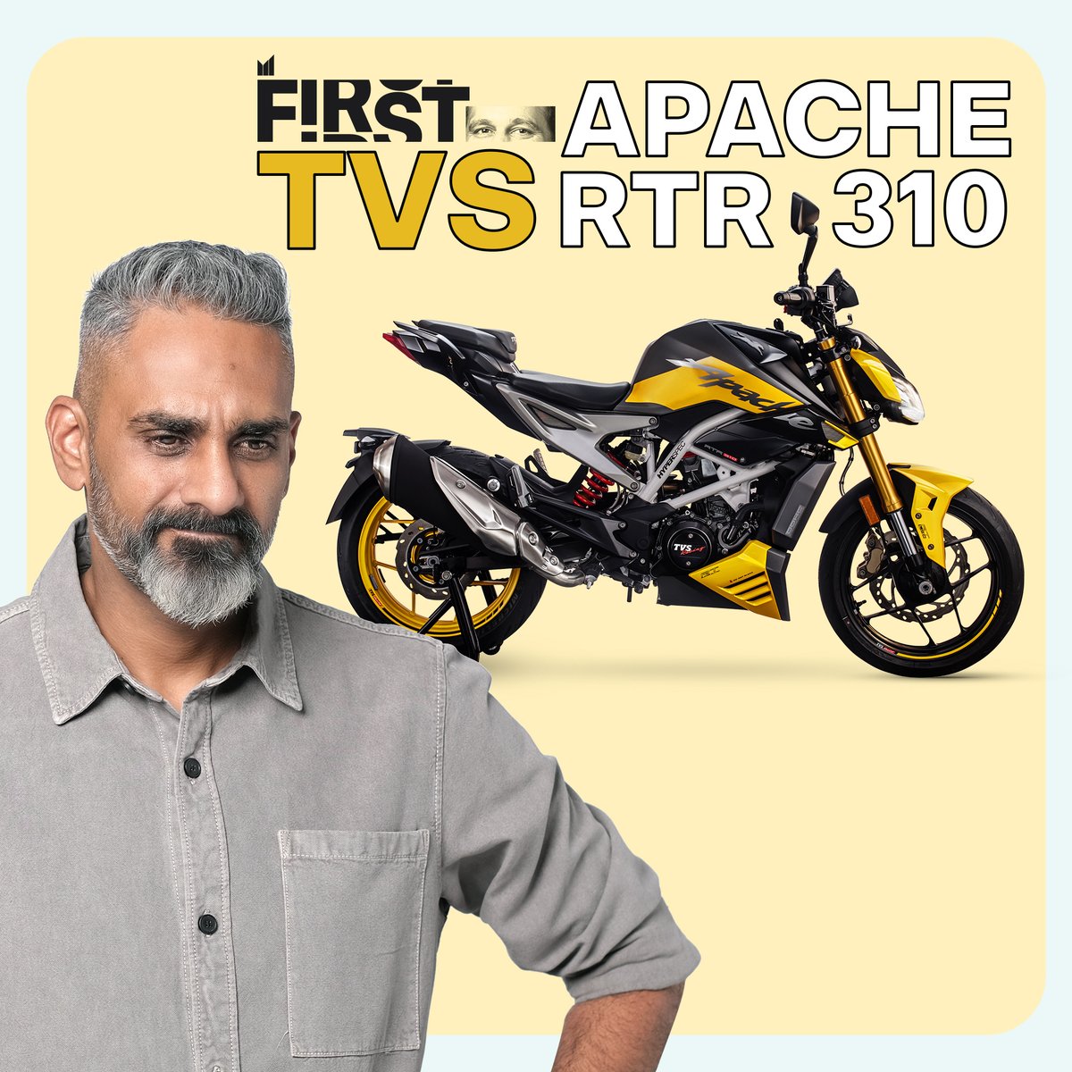 The #TVSApacheRTR310  brings more performance, a new riding position and more gizmos and tech that you're ready for. On #MotorIncFirst, @Shumar & @KartikSinghee discuss what it is like to ride.

▶️ youtu.be/BcQMQM0A8W4
-
#MotorInc #FirstRide  #TVSRTR310