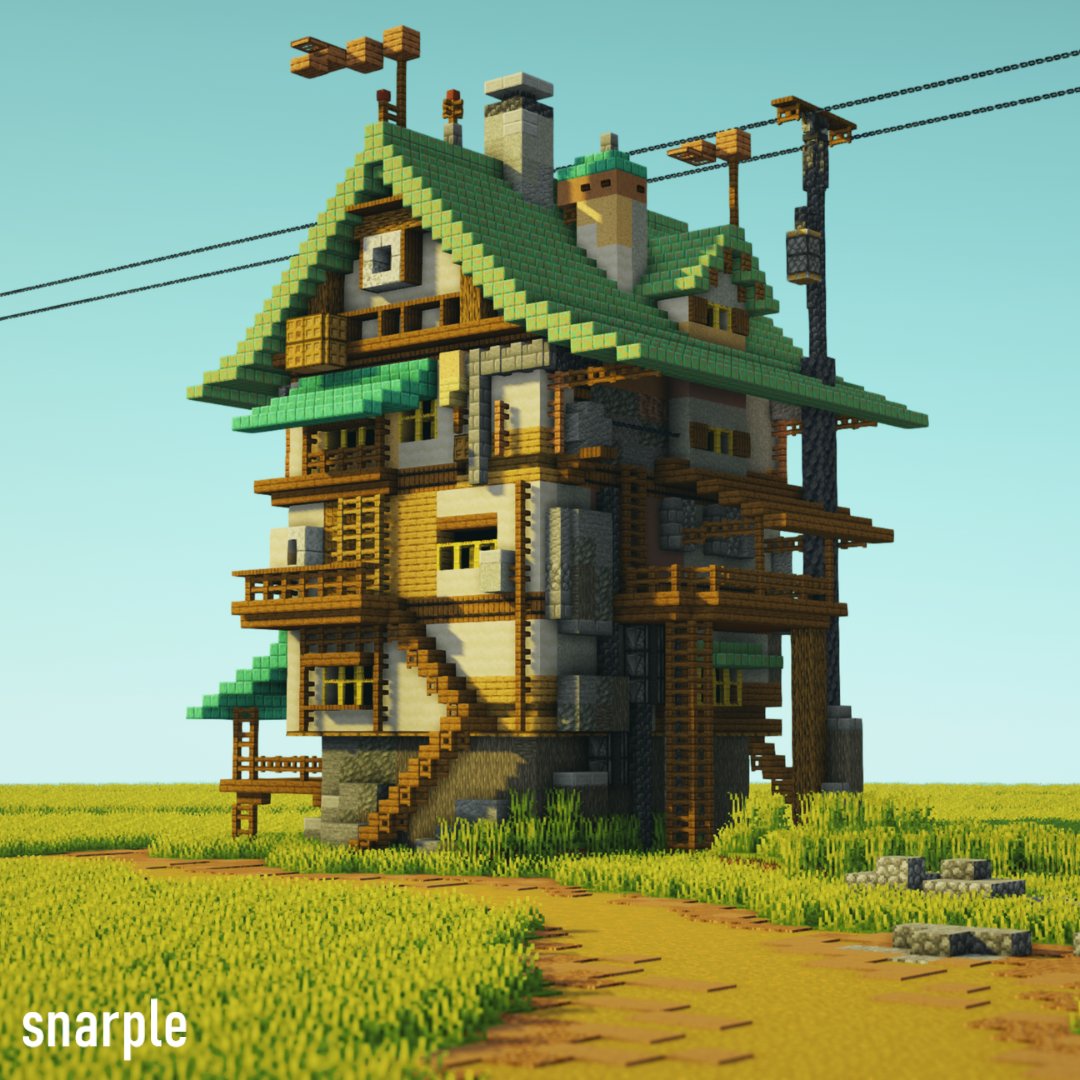 'Meadow House'

Built live on stream!
#minecraft建築コミュ #Minecraftbuilds #Minecraft #マイクラ #minecraft建築 #minecraftart