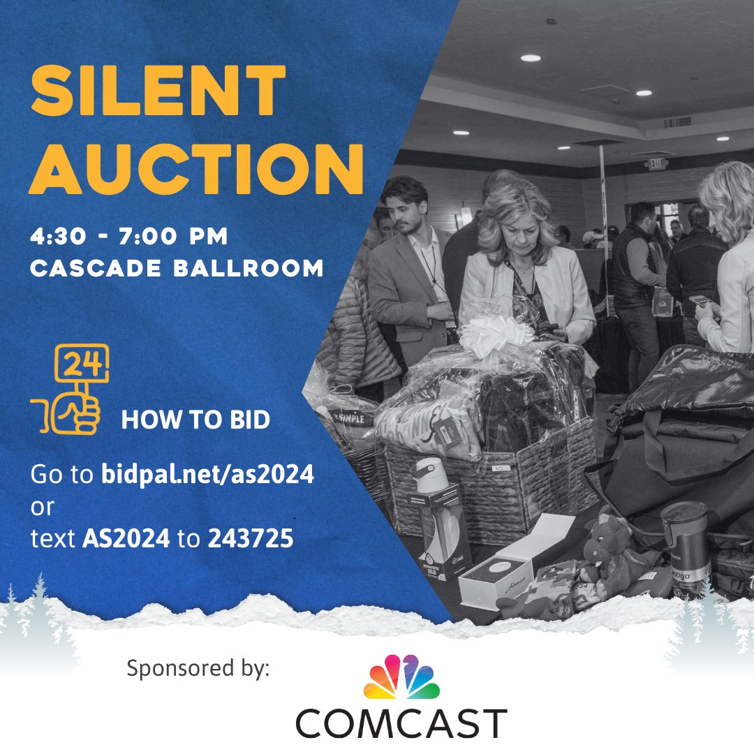 The #AS204 Silent Auction is in the final stretch! Head to i.mtr.cool/tjrfnecrby now to start bidding. Swing by the Cascade Ballroom from 4:30-7pm to see the items up close. Support Team USA! #adaptivespirit #silentauction #supporttheteam #supportparaathletes