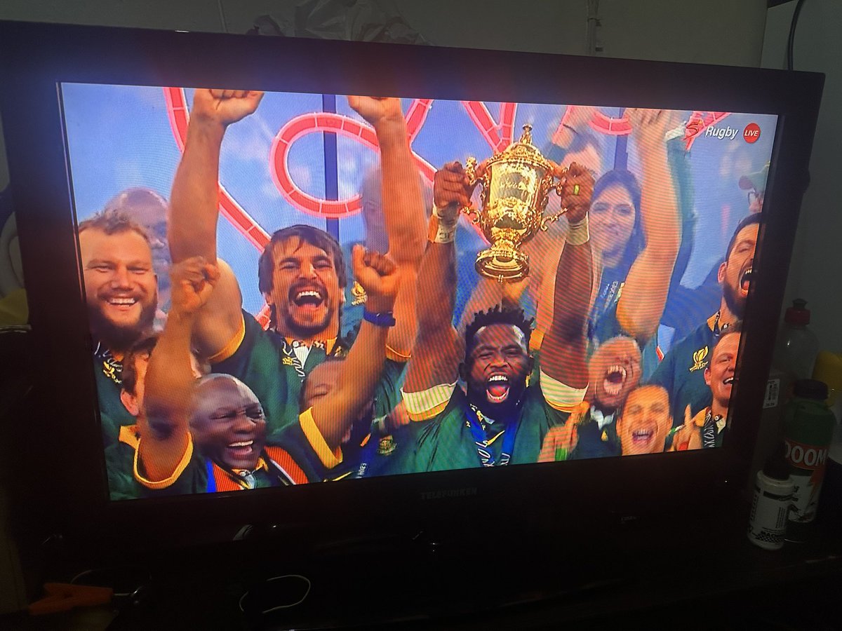 We are the world champions for the 4th fvckin’ time @Springboks #RWC2023 

I’m still waiting those 3 last #RWC2023 games even today 🏉🏈🏉🏈🏉🔥🔥🔥💪🏾