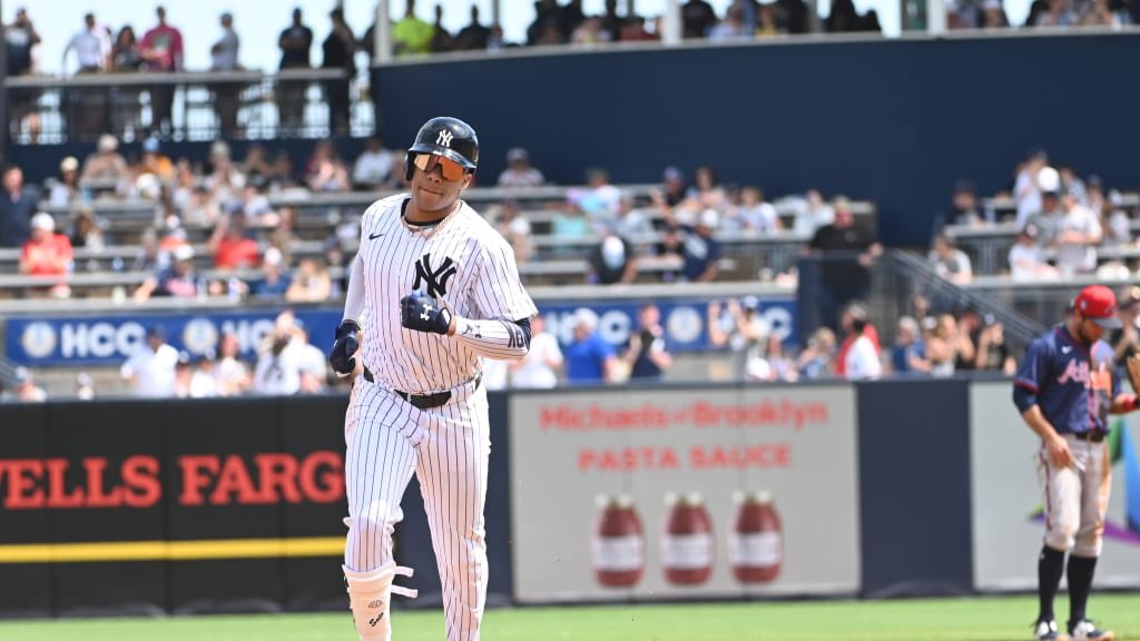 If Juan Soto hits a HR today someone who retweets and is following is winning a shirt. Comment your size. Let’s go Yankees.