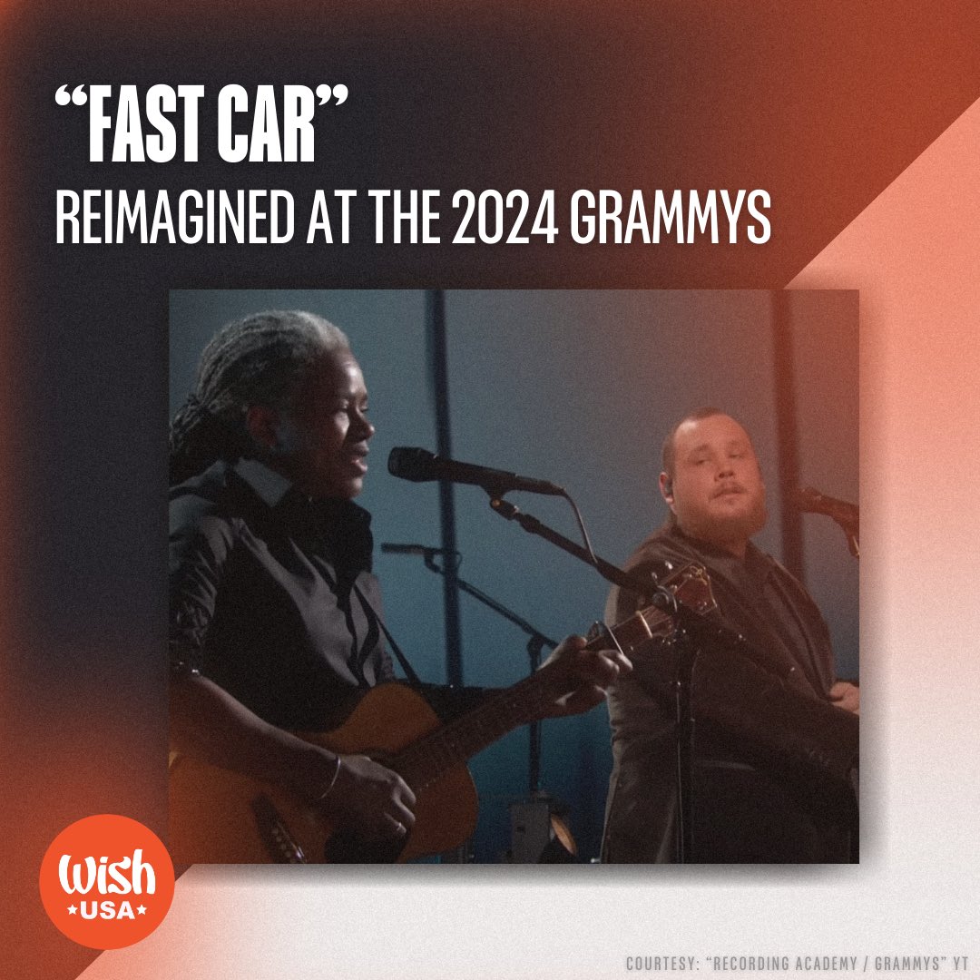 🎵 'Fast Car' revs up the Grammys! Tracy Chapman & Luke Combs create magic. 🌟 Click the link below to relive the journey!

tinyurl.com/wishusa-fast-c…

#FastCar #TracyChapman #LukeCombs #Grammys2024 #MusicLegends #CountryMusic #SongOfTheYear #MusicAwards #LivePerformance