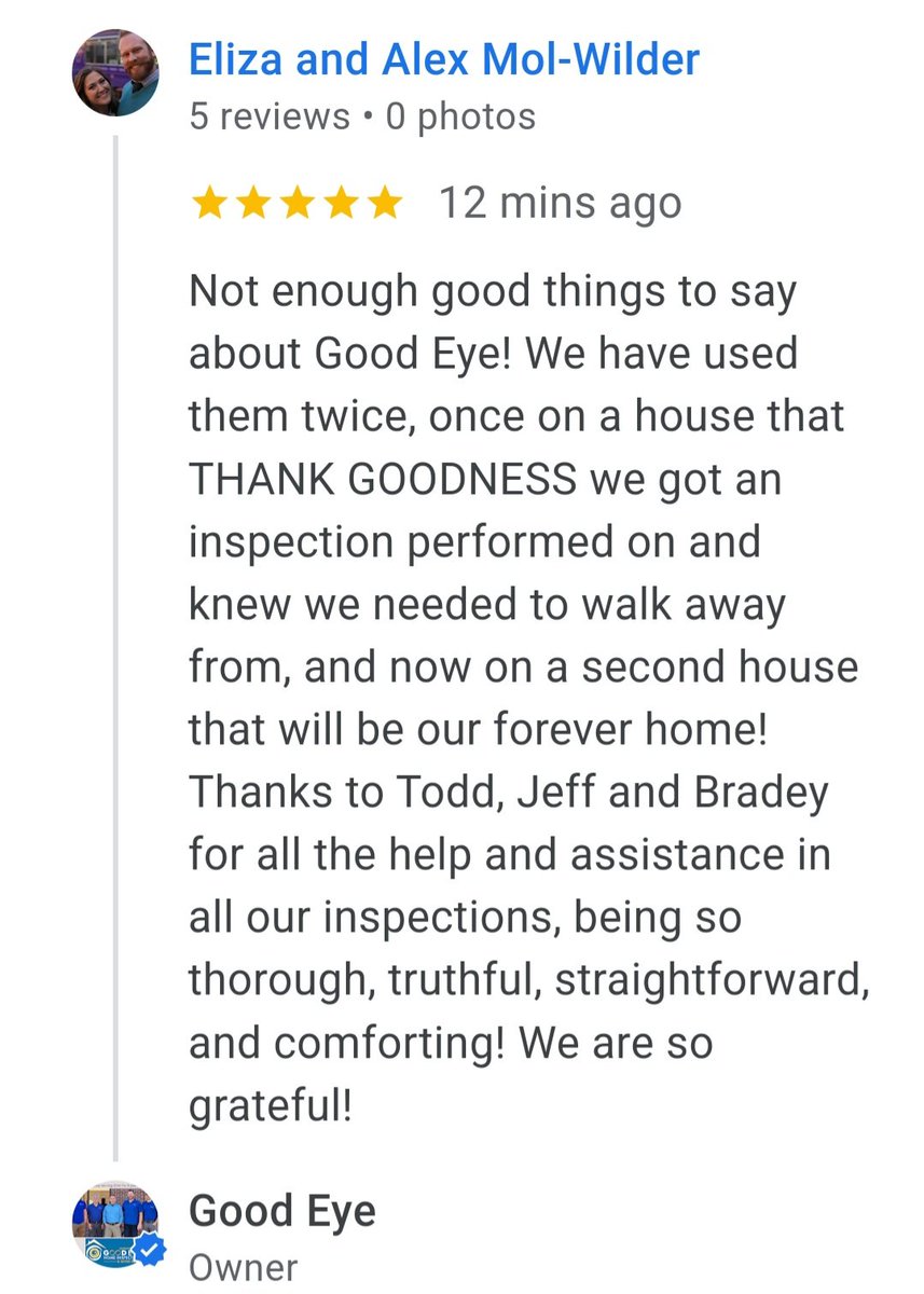 goodeyeinspections.com

cincinnatiohiomold.com

#homeseller #homebuyer #ohiorealestate #ohiorealtor #cincinnatirealestateagent #househunting #home #sellyourhome #homesellers #cincinnatihomeinspector #homeinspector #cincinnati