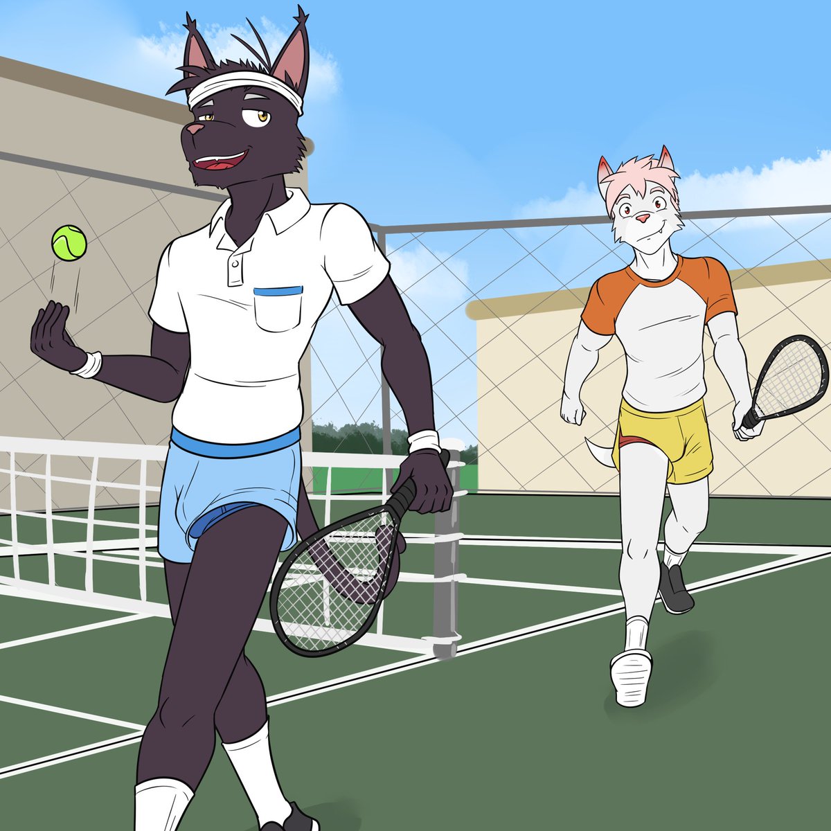 Shin decided to take up that offer to try out tennis.