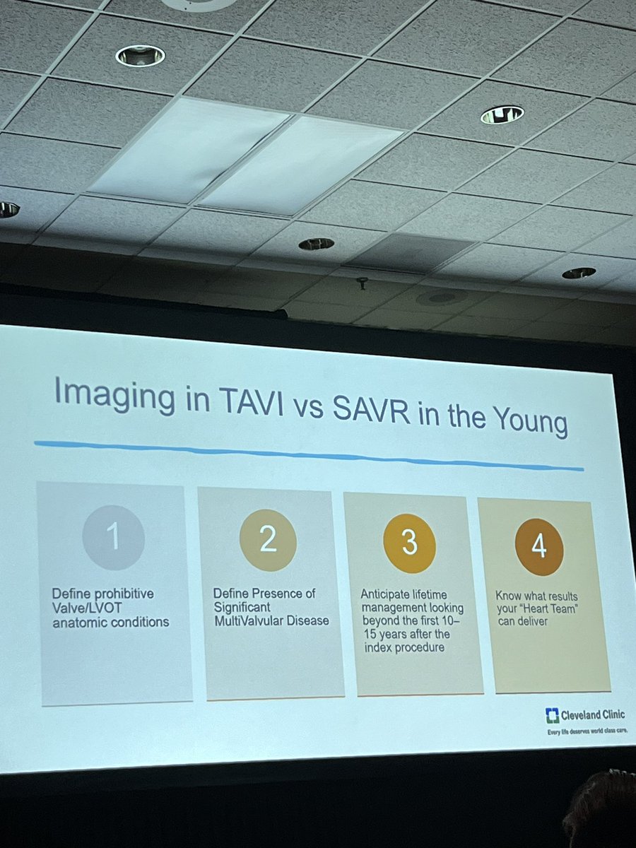 Dr Wael Jaber discussing TAVR vs SAVR in young patient with aortic stenosis. Complex decision needing multi modality imaging with CT and echo #ACC24 @ACCinTouch