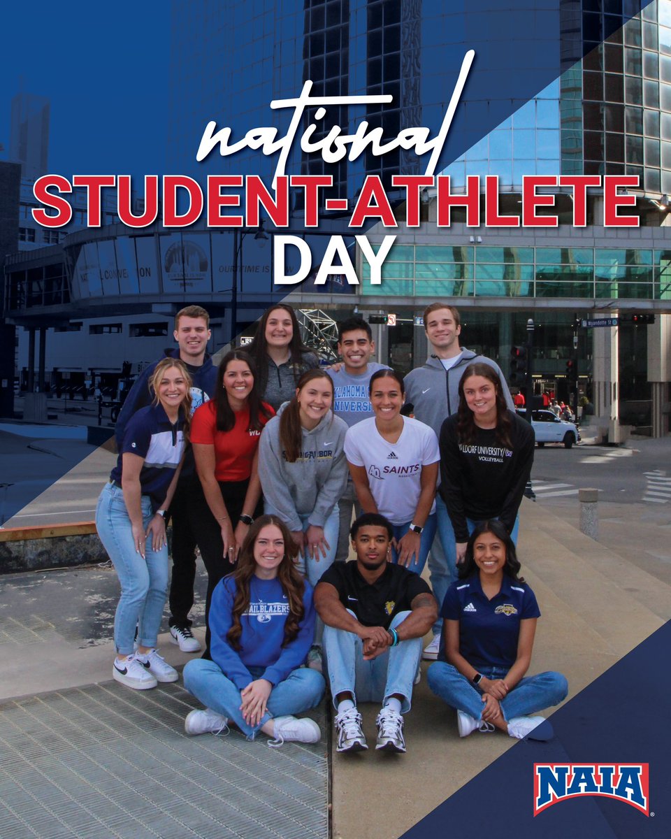 🏆 NATIONAL STUDENT-ATHLETE DAY 🏆

Our 83,000 student-athletes make a huge impact on the field, in the classroom and in their communities. Join the student-athletes of the NAIA ASA as they take over our Instagram: instagram.com/playnaia?igsh=…