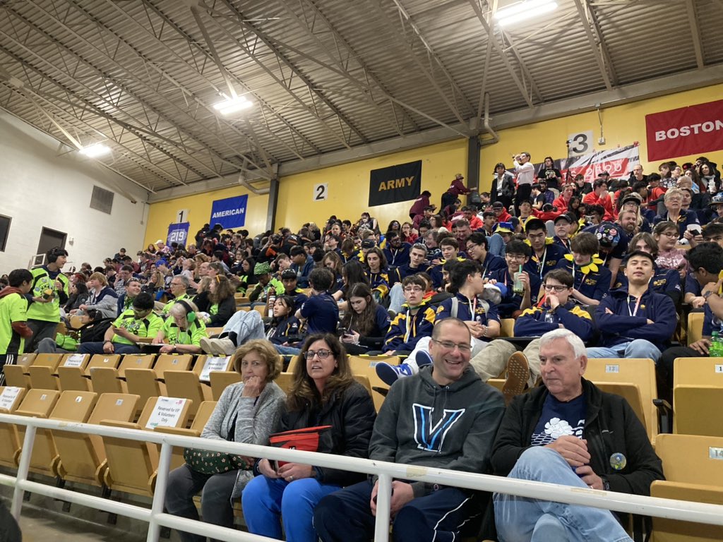 Congratulations to all the teams that competed today at FIRST Midatlantic Champs this weekend! It was an honor to compete with you. Good luck to the 8 alliances competing in the finals!