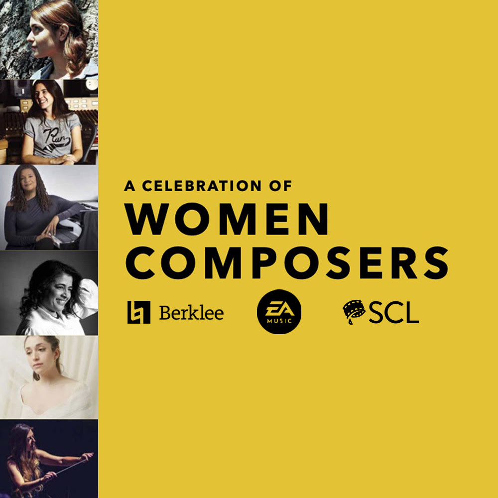 Join @The_SCL in person/online for 'A Celebration of Women Composers,' with composers Natalie Holt, @StephEconomou @EmilieLF1, Kathryn Bostic and me! Also including a zoom appearance from @pinartoprak. Moderated by @EA's Steve Schnur, supported by Sean McMahon, @BerkleeCollege