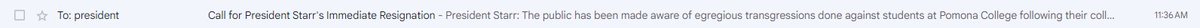 we've taken on bigger institutions @pomonacollege. 

1. Divest from Zionism.
2. Release the students.
3. Resign.

#RESIGNPRESIDENTSTARR #ZIONISTSOFPOMONACOLLEGE