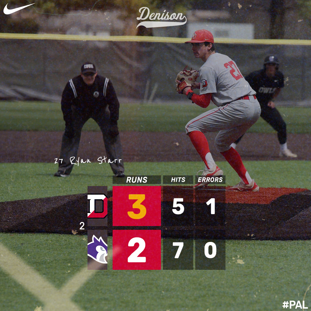 Final | #2 Denison 3 Kenyon 2

Good teams find a way to win late!!

#PAL