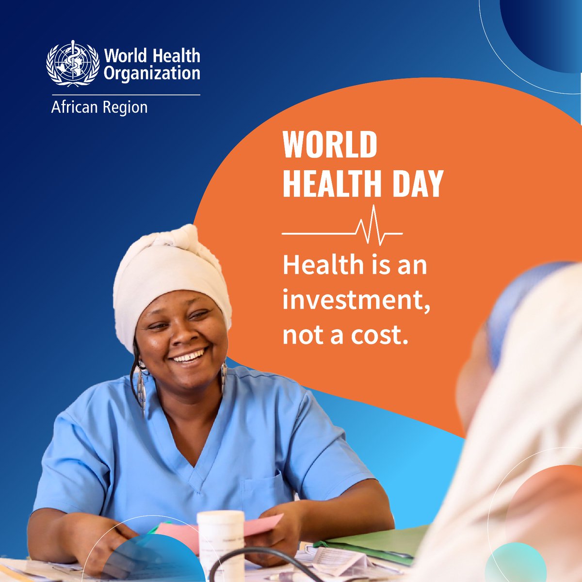 Happy #WorldHealthDay! For over seven decades, @WHO has remained committed to promoting #HealthForAll and serving the world's vulnerable. We're working to ensure everyone, everywhere, is safe & healthy and can access the health services they need, when and where they need them.