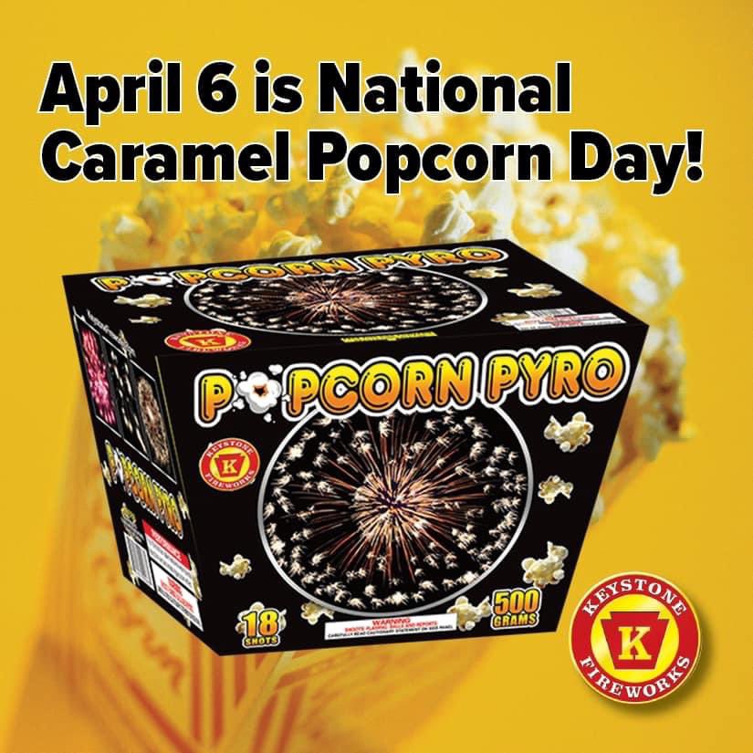KeystoneFirewks's tweet image. Today is National Caramel Popcorn Day. How about some Popcorn Pyro?

 keystonefireworks.com/shop/popcorn-p…