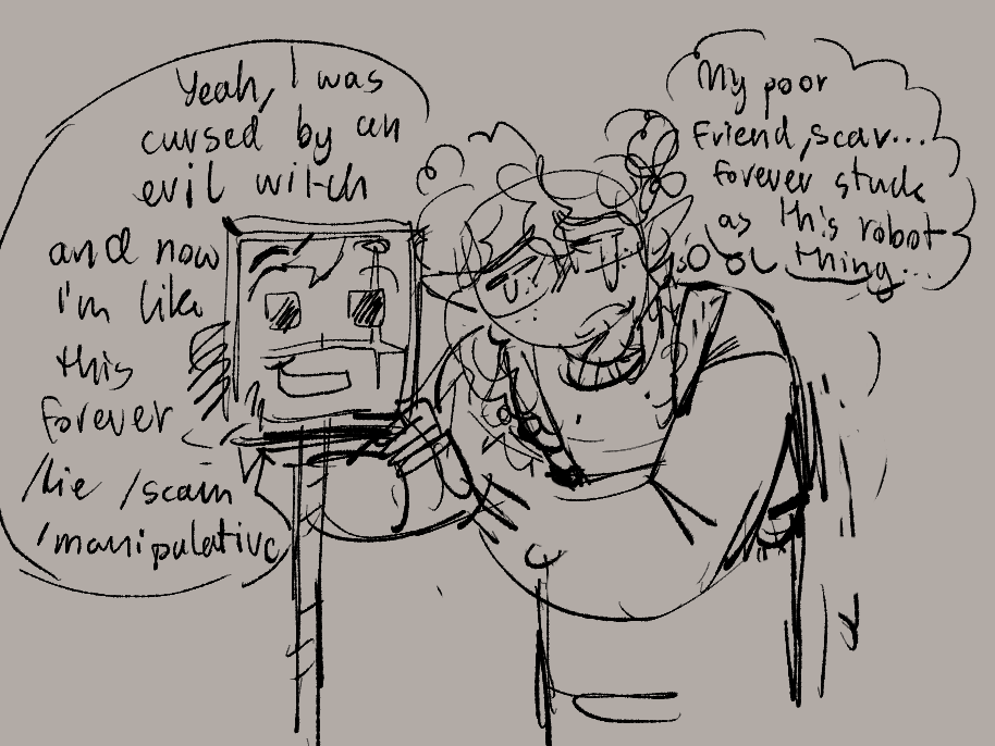 i keep thinking abt like him but cartoon logic constantly stuck as just face on screen and then he moves away for the first time ever in episode 802 