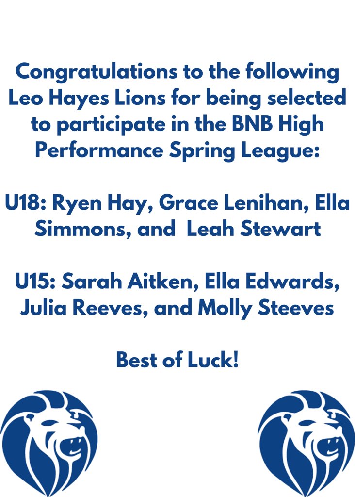 Mitsubishi Leo Hayes Varsity Girls Basketball (@leohayesvgbball) on Twitter photo 