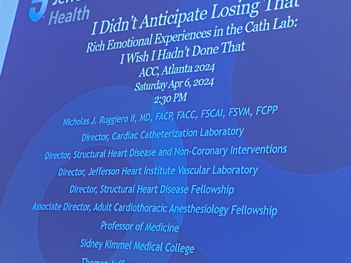 Michael Savage (@docsavagetju) on Twitter photo <a href="/DrNickTJU/">Nicholas Ruggiero</a> presenting on management of unexpected #TAVR complications despite meticulous planning #ACC2024 #ACCIC <a href="/ACCinTouch/">American College of Cardiology</a> <a href="/fischman_david/">David L. Fischman</a> <a href="/praveen520/">Praveen Mehrotra, MD</a> <a href="/RMarcantuonoNP/">Rebecca Marcantuono</a> <a href="/YevgeniyBr/">Yevgeniy Brailovsky DO MSc FACC</a> <a href="/TJUHospital/">Jefferson Health</a> <a href="/DrNickTJU/">Nicholas Ruggiero</a> presenting on management of unexpected #TAVR complications despite meticulous planning #ACC2024 #ACCIC <a href="/ACCinTouch/">American College of Cardiology</a> <a href="/fischman_david/">David L. Fischman</a> <a href="/praveen520/">Praveen Mehrotra, MD</a> <a href="/RMarcantuonoNP/">Rebecca Marcantuono</a> <a href="/YevgeniyBr/">Yevgeniy Brailovsky DO MSc FACC</a> <a href="/TJUHospital/">Jefferson Health</a>