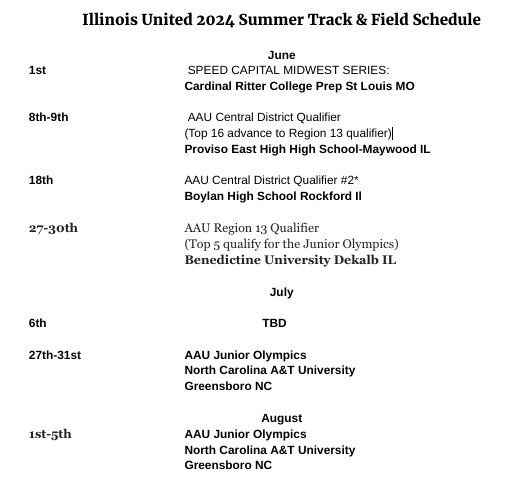 IllinoisU's tweet photo. https://t.co/AEo0dABs4T

Youth Summer Track and Field registration now open!!! https://t.co/p6HGFAmf7K