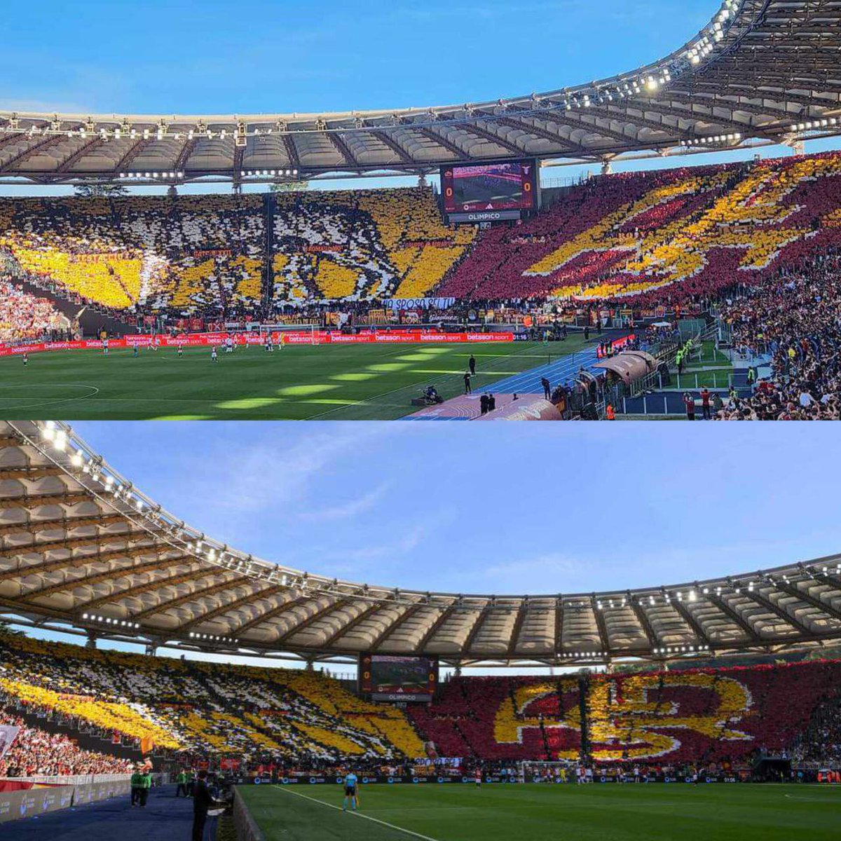 #SerieA'da oynanan derbi mücadelesinde #Roma, sahasında #Lazio'yu 1-0 mağlup etti. #OlimpiyatStadı'nda oynanan maçta Roma'ya galibiyeti getiren golü 42. dakikada #GianlucaMancini attı. Roma forması giyen milli futbolcu #ZekiÇelik, 90 dakika sahada kaldı.