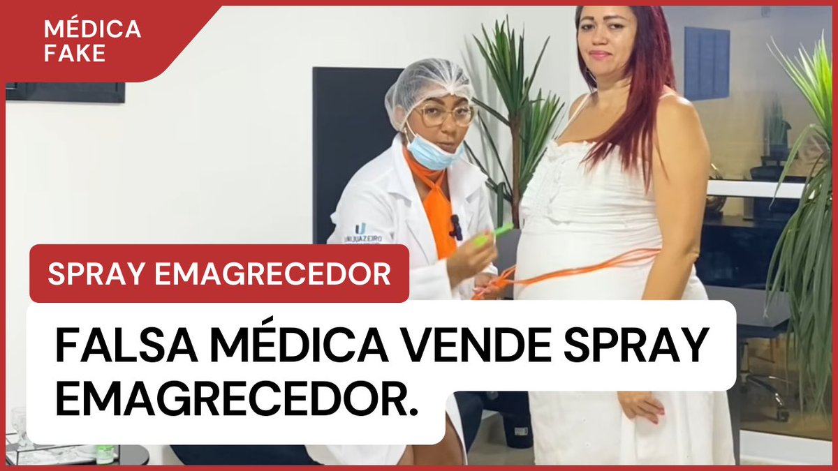 🚨Vídeo novo - Doutora Nathalia: Falsa médica vende spray emagrecedor da tireóide. 

youtu.be/zrzXdmrmI60?si…