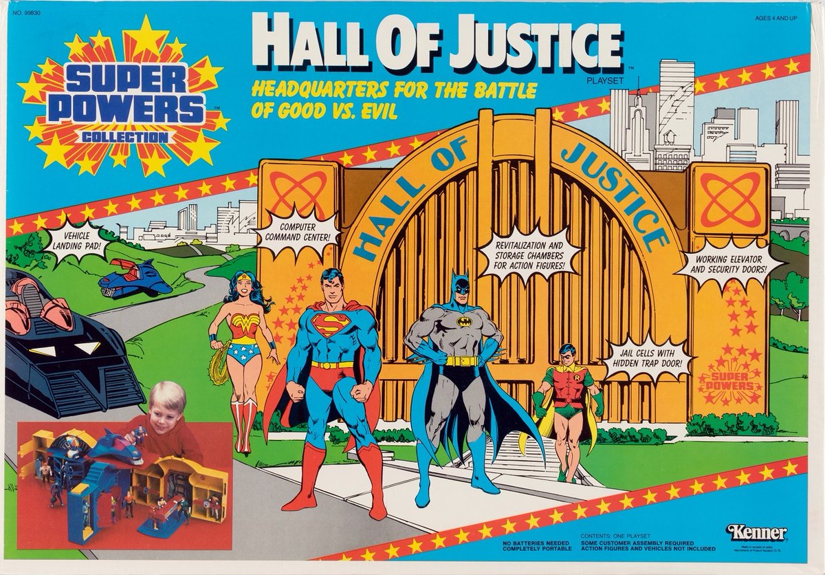 SUPER POWERS WANTED! We ❤️ Kenner's Super Powers action figures here at Hake's & are always interested in offering these classic @DCOfficial toys, like the Hall of Justice! Contact us today & let Hake's perform for you! #Superman #Batman #WonderWoman #actionfigures #collector