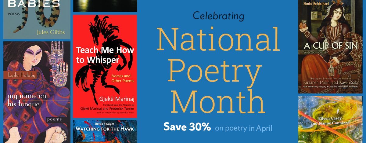 Celebrate National Poetry Month all month long and take 30% off all of our poetry titles in April. buff.ly/3PMwiOG