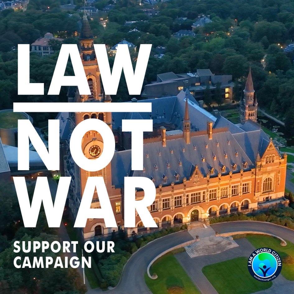 LAW not War is a non-partisan campaign to resolve conflicts peacefully through the rule of law. Legal processes & solutions to disputes are not only available - in most cases when used, they work. Learn how to support peaceful human relations: gofundme.com/f/LAWnotWar #LAWnotWar