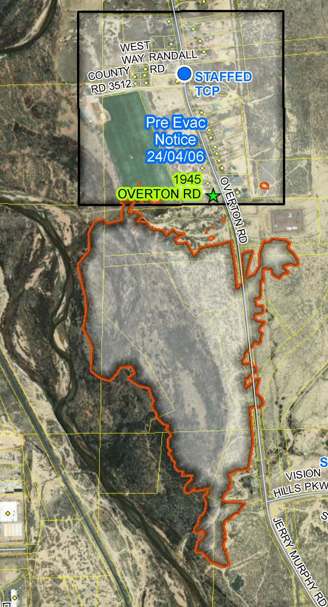 Some residents and/or individuals who ARE NOT in the designated pre-evacuation area for the Vision Hills Fire may have received an automated message alerting them of the pre-evac notification. (1/3)
