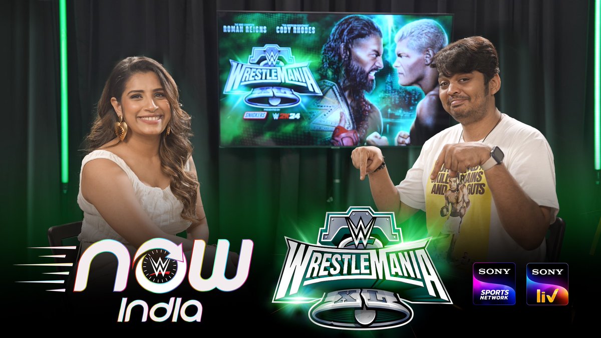 The BIGGEST Tag Team Match in #WWE history, huge championship matches, epic rivalries, and more… #WWENowIndia’s @Ga3lyn and @SonySportsNetwk’s Fardeen Sheikh discuss why you should not miss ab tak ka #SabseBadaMania #WrestleMania XL!

👉 youtu.be/A7hne5qCIWE?si…