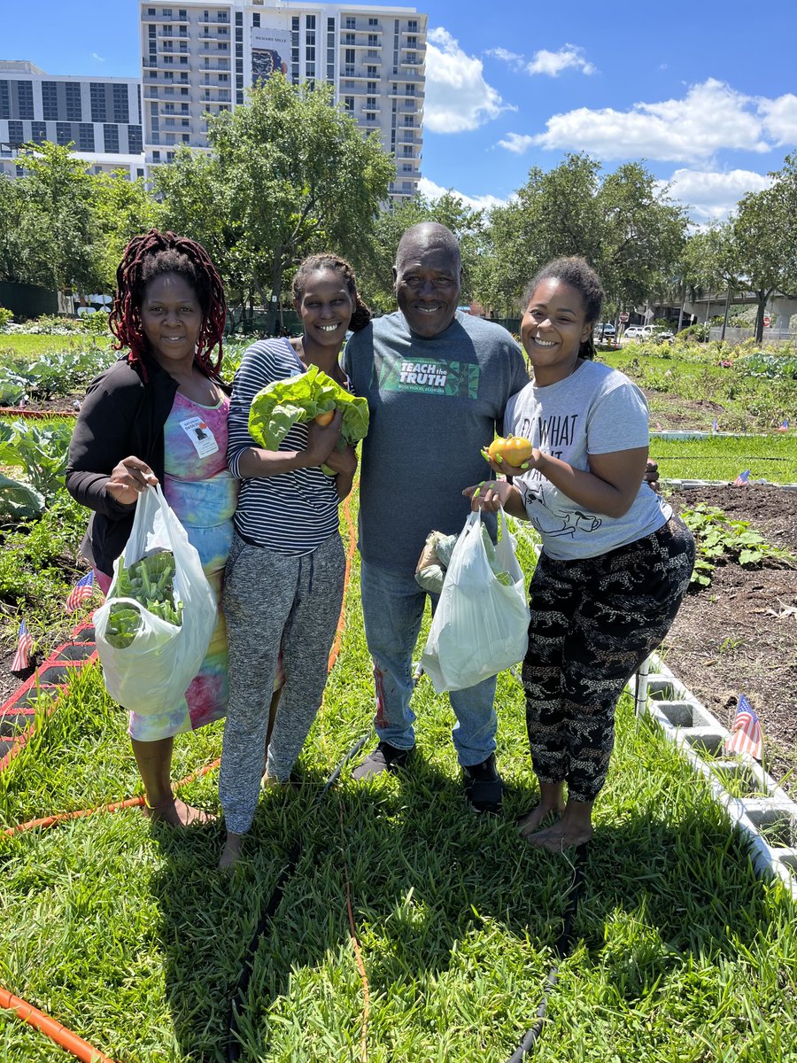 Free veggies in the Teach the Truth Garden today.